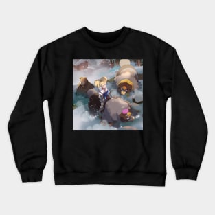 goldi and the bears Crewneck Sweatshirt